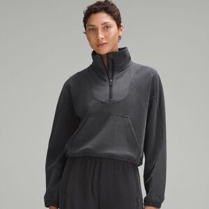 Lululemon Brushed Softstreme Ribbed Half Zip size 10